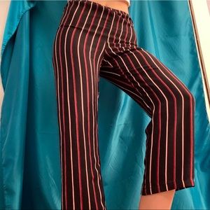Brandy Melville Striped Flowy Casual Summer Pants